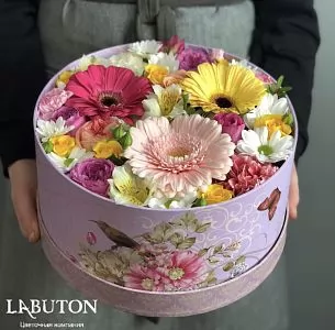 Коробка цветов "Радость"